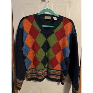 Liz Claiborne Size M Misses Long Slv Sweater LOOKS SMALL TO ME / SEE COZY